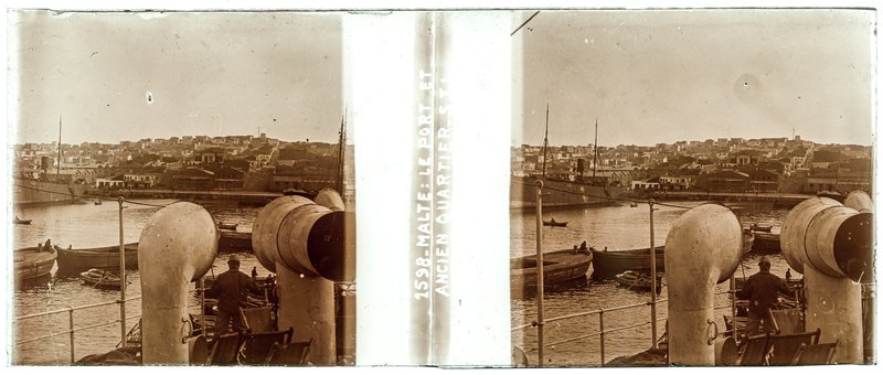 1598 - Malte : Le Port et ancien quartier S.T.L. — Malte-La Valette -