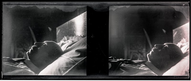 France-Val-du-Layon La bodière - 29 décembre 1943 - Louis Rollinde de Beaumont sur son lit de mort — France-Val-du-Layon La bodière — 1943