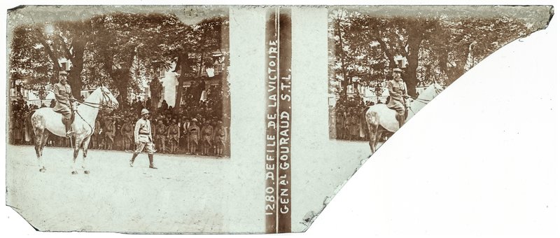 1280 - Défilé de la Victoire : Général Gouraud S.T.L. — France-Paris Champs-Elysées — 1919