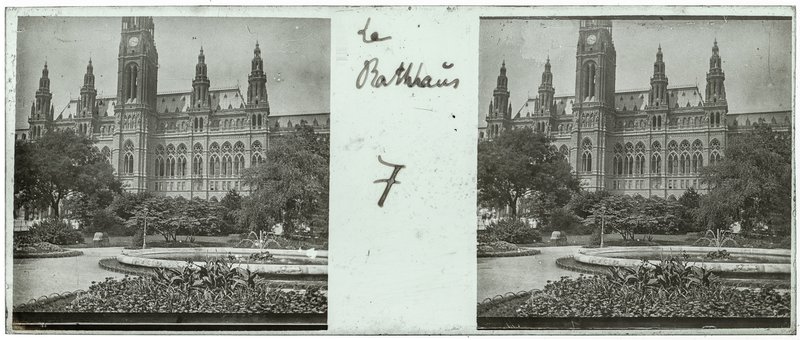 Le Rathaus - 7 — Autriche-Vienne Rathaus — 1902