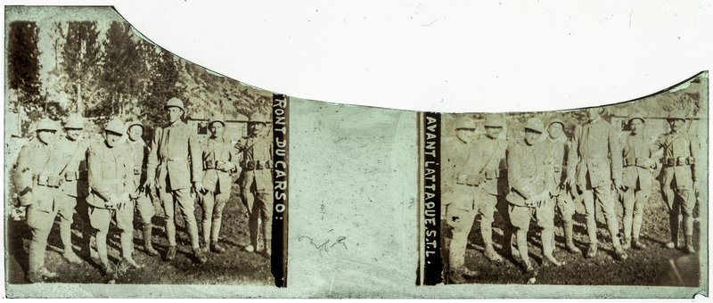 Front du Carso : avant l'attaque S.T.L. — Italie-Carso — 1916