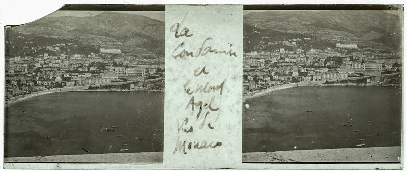 La condamine et le mont Agel, vus de Monaco — Monaco-Monaco la Condamine -