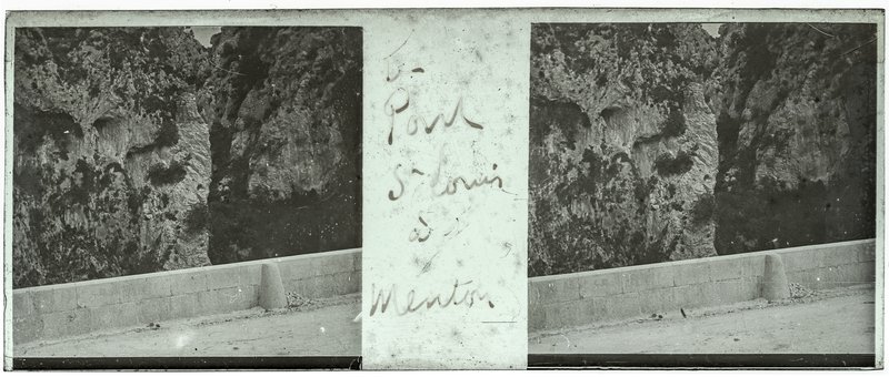 Le pont St Louis à Menton — France-Menton Esp Jojo Arnaldi -