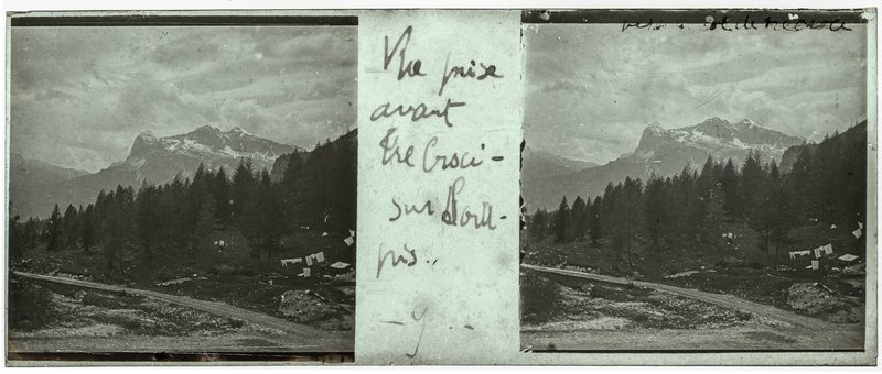 Vue prise avant Tre Croci sur Sorapis - 9 - Vers le col de Tre Croci — Italie-Cortina d'Ampezzo-Sorapis — 1902