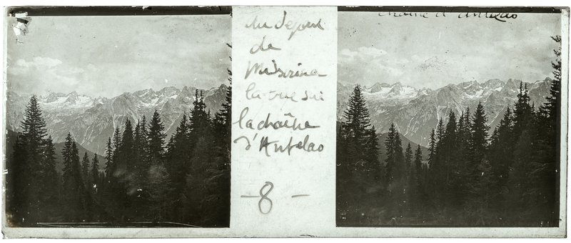 Au départ de Misurina la vue sur la chaîne d'Antelao - 8 — Italie-Rutten-Misurina — 1902