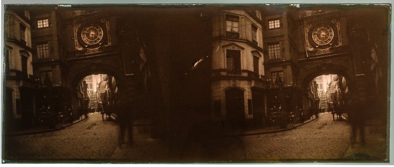 France-Rouen Le gros horloge - 1924 — France-Rouen Le gros horloge — 1924