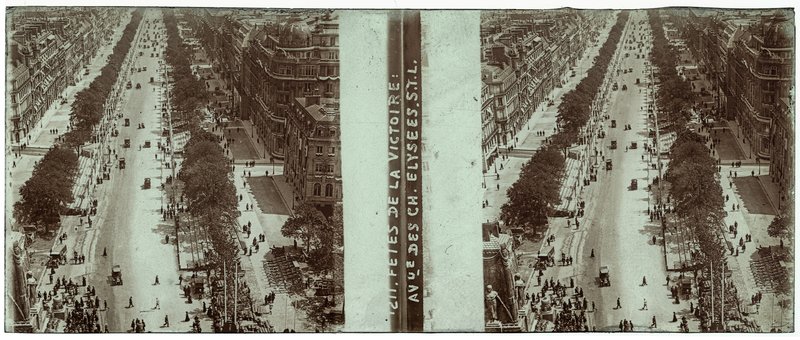 1211 - Fêtes de la VIctoire : Avenue des Champs Elysées S.T.L. — France-Paris avenue des Champs-Elysées — 1919