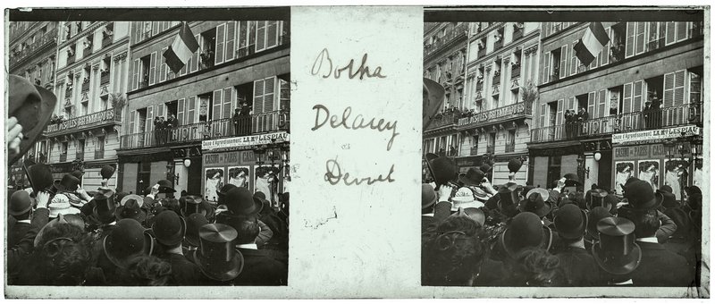 Botha Delarey Dewet — France-Paris rue de la paix — 1902