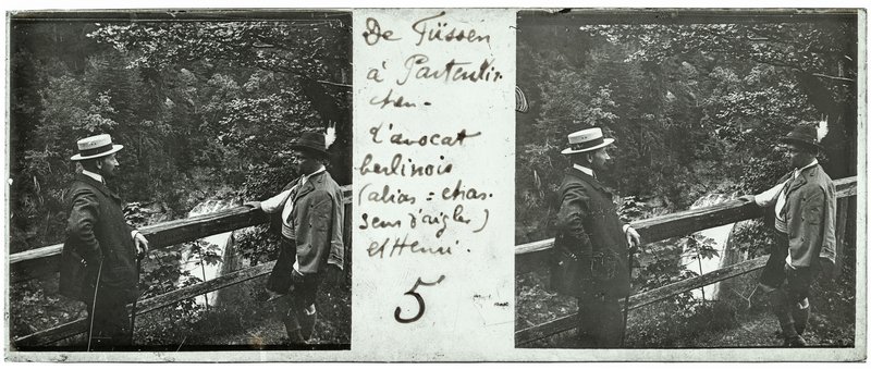 De Füssen à Partenkirchen - L'avocat berlinois (alias chasseur d'aigles) et Henri 5 — Allemagne-Partenkirchen -