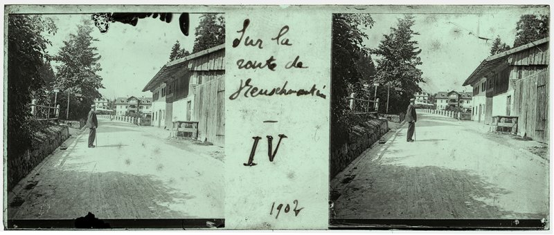 Sur la route de Neuschwanstein - IV - 1902 — Allemagne-Neuschwanstein — 1902