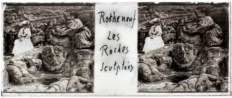 Rothéneuf Les Roches Sculptées — France-Rothéneuf rochers sculptés -