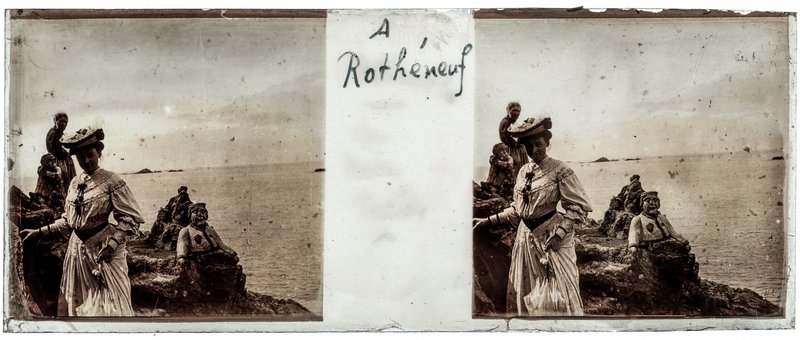 A Rothéneuf — France-Rothéneuf rochers Sculptés -