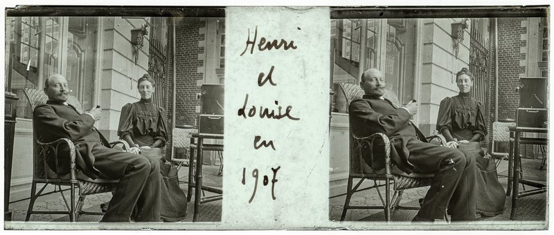 Henri et Louise en 1907 — France-Lille-Esquermes — 1907