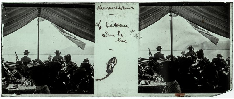 Herrenchiemsee - Le bateau sur le lac — Allemagne-Chiemsee chateau de Herrenchiemsee -