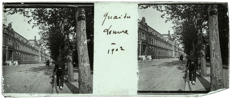 Quai du Louvre - 1902 — France-Paris Quai du Louvre — 1902