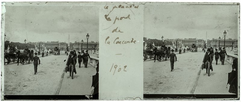 La place et le pont de la Concorde - 1902 — France-Paris place de la COncorde — 1902