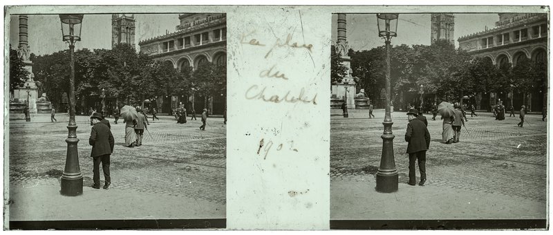 La place du Chatelet 1902 — France-Paris place de Chatelet — 1902